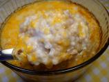Cheesy Baked Pearl Barley