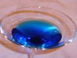 Beautiful Blue Vodka Martini
