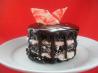 Mini Dark Chocolate Fudge Peppermint Cakes. Recipe by snappygourmet