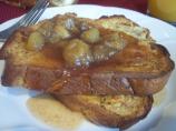Overnight Ice Cream French Toast With Cinnamon Banana Syrup