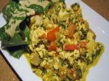 Greek Style Tofu Scramble