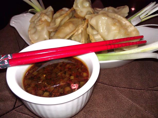 Pot Sticker Dipping Sauce. Photo by mersaydees