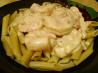 Creamy Creole Shrimp and Chicken over Penne
