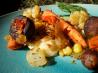 Roasted Vegetable Ragout With Polenta. Recipe by Margie99