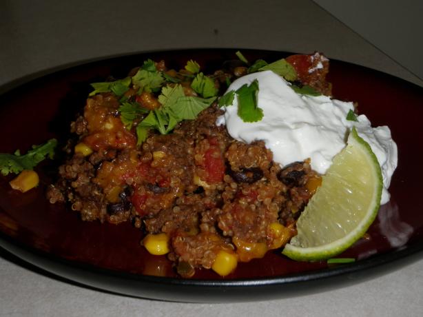 Mexican Quinoa Casserole. Photo by Captain's Lady
