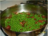 Bacon, Garlic & Parsley Peas