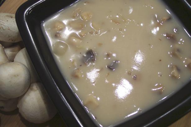 Cream Of Mushroom Soup. Photo by Nif