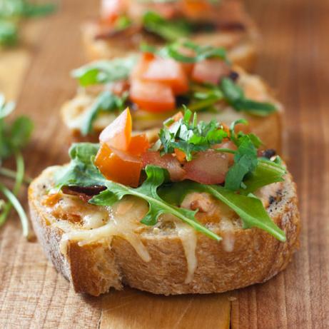 Southwest BLT Crostini. Photo by Mommie Cooks