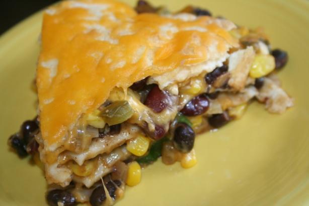 Black Bean Tortilla Pie. Photo by ~Nimz~