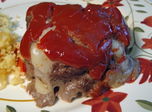 Mini Stuffed Meatloaves for 2. Photo by Debbwl