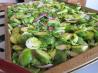 Roasted Sliced Brussels Sprouts With Garlic