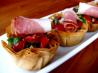 Easy Phyllo Cups With Salad and Ham (Side or Snack)