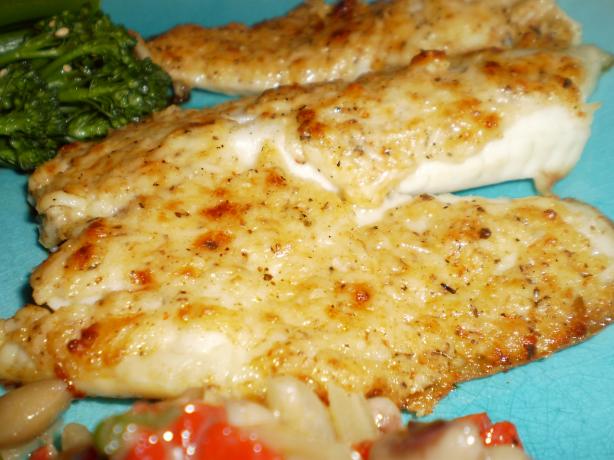 Broiled Tilapia With Parmesan. Photo by breezermom