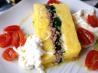 Layered Polenta Loaf With Italian Sausage & Cheese. Recipe by DeLallo Foods