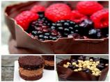 Chocolate Band Layer Cake