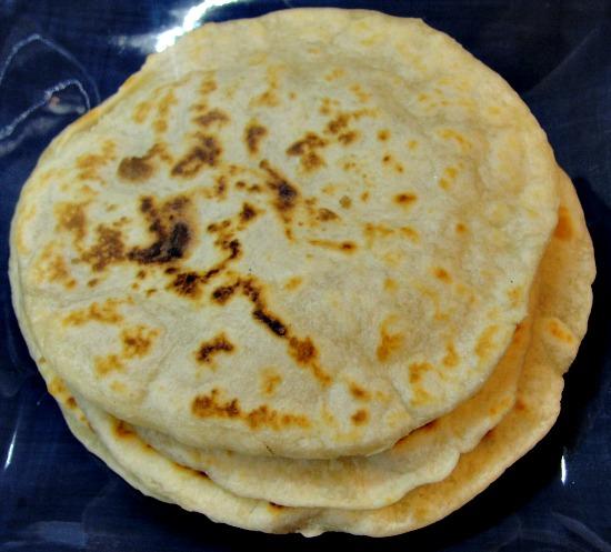 Authentic Homemade Flour Tortillas. Photo by diner524