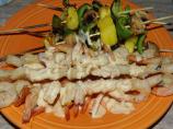 Grilled Shrimp With Spicy Lime Cream