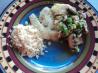 Pan Seared Fish With Mushrooms and Scallions. Recipe by breezermom