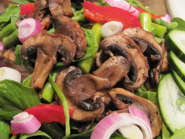 Raspberry-Balsamic Mushrooms. Photo by under12parsecs