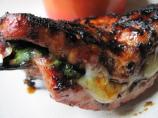 Sweet N Spicy Stuffed Pork Chops