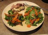 Stuffed Red-Wine and Cilantro Chicken