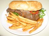 New Orleans Style Sloppy Roast Beef Poboy (Easy!!)