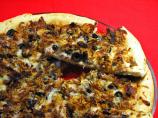 Tuna/Feta/Black Olive Pizza