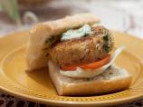 Crab Burger With Herb Mayo. Photo by Peter J