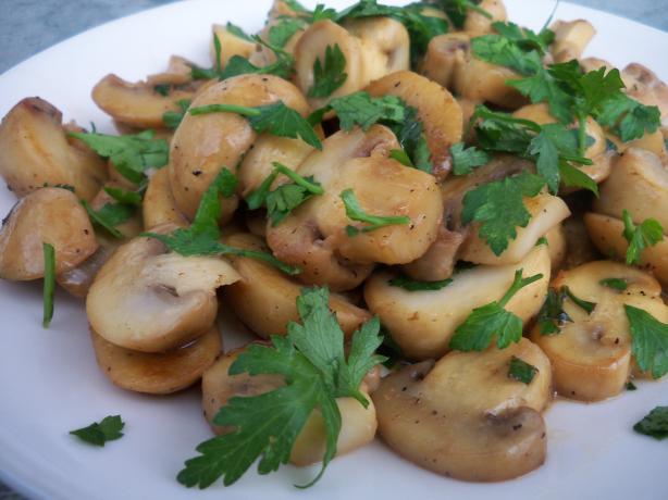 Saut&eacute;ed Mushrooms With Red Wine. Photo by *Parsley*