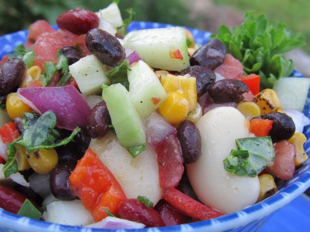 Mediterranean Three Bean Salad. Photo by Rita~