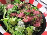 Sliced Steak Salad With Bloody Mary Vinaigrette