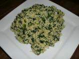 Spicy Spinach and Onion Couscous