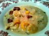 Squash Soup With Turkey and Shrimp. Recipe by ChefMomMelissa