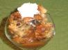 Panettone Bread Pudding W/ Brandy Caramel Sauce. Recipe by Chicagoland Chef du Jour