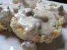 Sausage and Cheddar Sour Cream Gravy. Recipe by under12parsecs