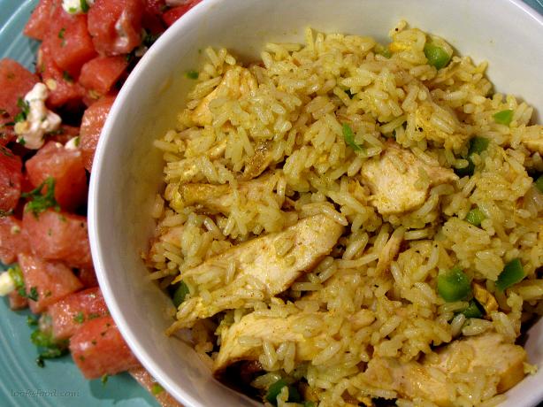Curry Chicken Lime Rice Bowl. Photo by loof