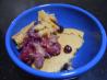 Baked Strawberry Cobbler. Recipe by gailanng
