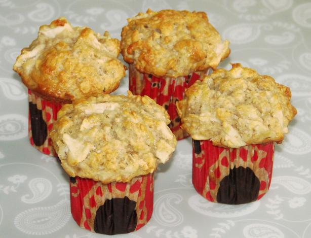 Banana Apple and Oatmeal Muffins. Photo by Boomette