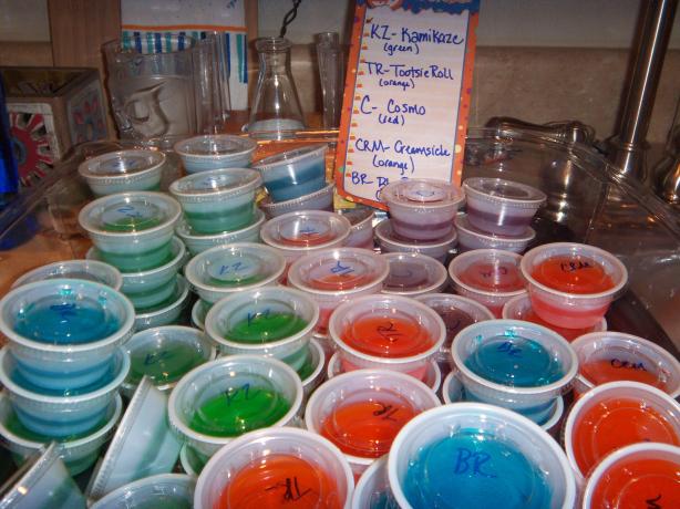 Cosmo Jello Shots. Photo by alligirl