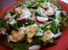 Greens, Cukes, and Radish Salad With Creamy Dressing. Photo by *Parsley*