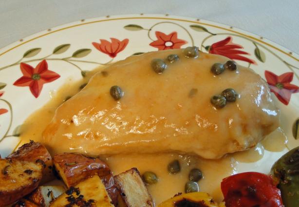 Weight Watchers Chicken Breasts With Caper Sauce for Two. Photo by Debbwl