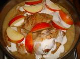 Chicken With Cider and Apples. Photo by Brian Holley