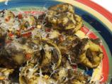 Ravioli or Tortellini With Pesto and Spinach. Photo by Mama's Kitchen (Hope)