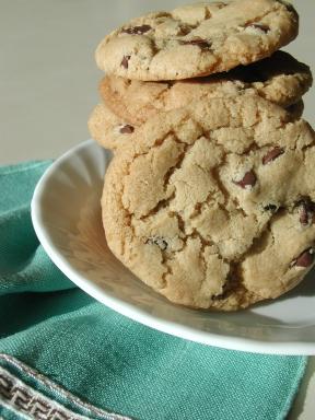 Gluten Free Chocolate Chip Cookies (Gluten, Egg, Dairy Free). Photo by Chrishanna