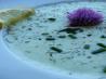 Cucumber and Chive Soup With Lemon and Dill. Recipe by Chef Kate