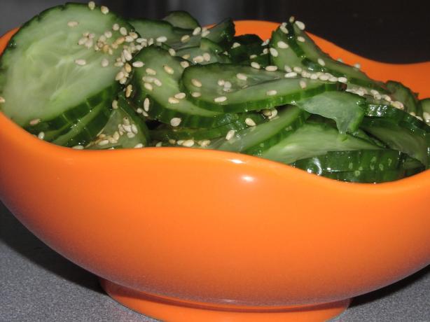 Japanese Cucumber Salad. Photo by TeresaS