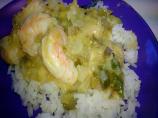 Salsa Verde Caribbean Shrimp