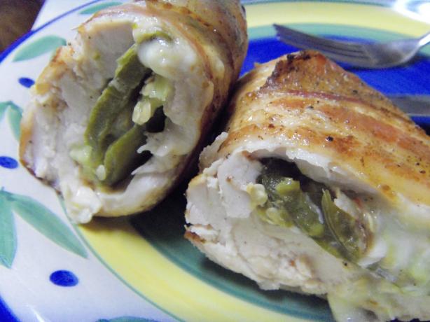 Roasted Jalapeno & Cheese Stuffed Bacon Wrapped Chicken. Photo by alligirl