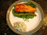 Grilled Salmon With Chinese BBQ Sauce