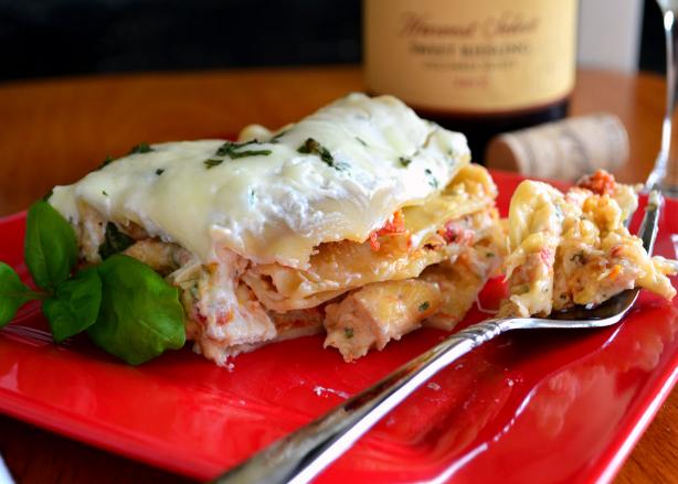 Creamy White Chicken & Artichoke Lasagna. Photo by Marg (CaymanDesigns)